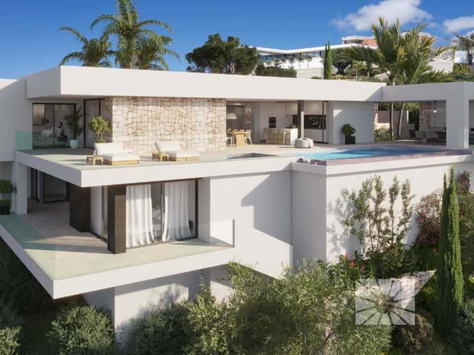 Villa La luz the luxury of a privileged location in the exclusive residential area Cumbre del Sol, on the Costa Blanca North, Alicante.